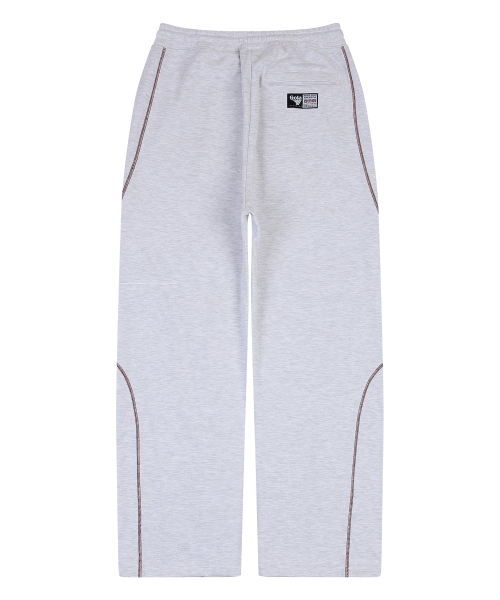 COVER STITCH SWEAT брюки [LIGHT GRAY]