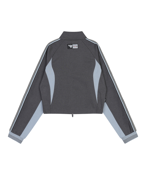 W ATHLETIC TRACK ZIP-UP [CHARCOAL]