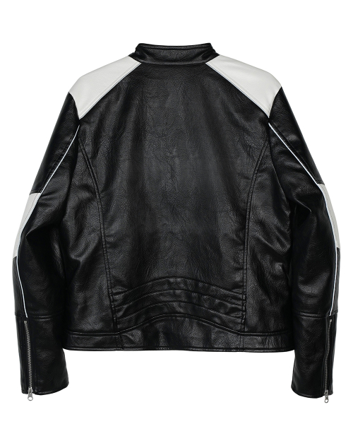 Biker стёганая куртка Black