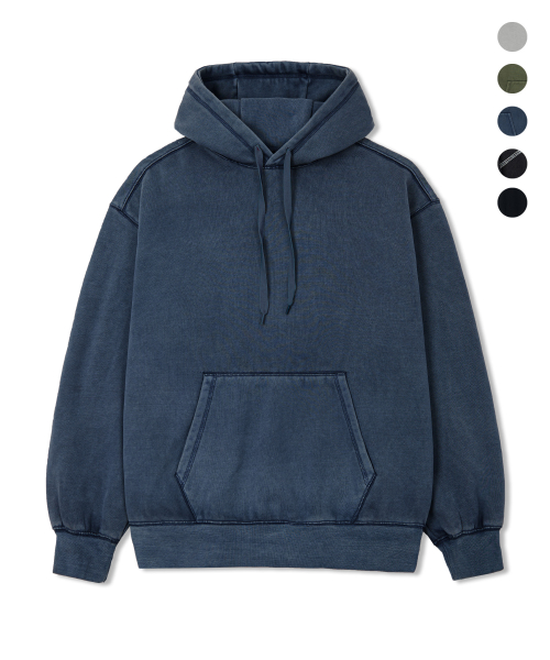 Худи на флисе Stonewash 5 цветов COOSTS255