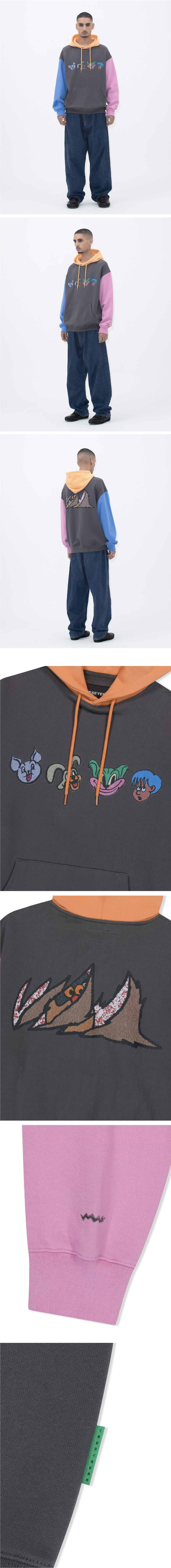 さらに100円引き◆YESEYESEE◆PJW Friends Hoodie MUSINSA | YESEYESEE PJW Friends Hoodie Multi