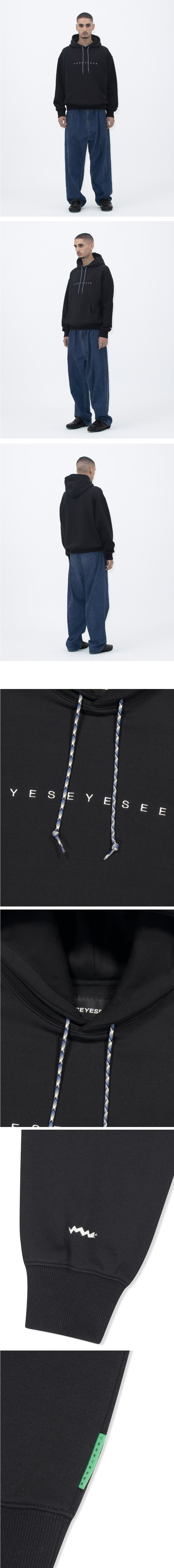 【YESEYESEE】 S-Logo Hoodie ★送料・関税込★ MUSINSA公式 | YESEYESEE S-Logo Hoodie Black