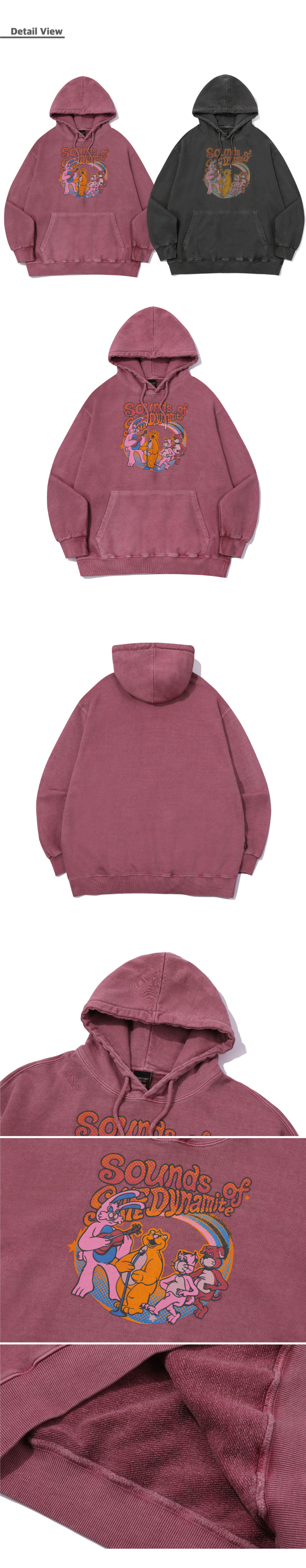 【CPGN STUDIO】24FW★ Hoppy Trio Pigment Hoodie CPGN STUDIO】24FW☆ Hoppy Trio Pigment Hoodie