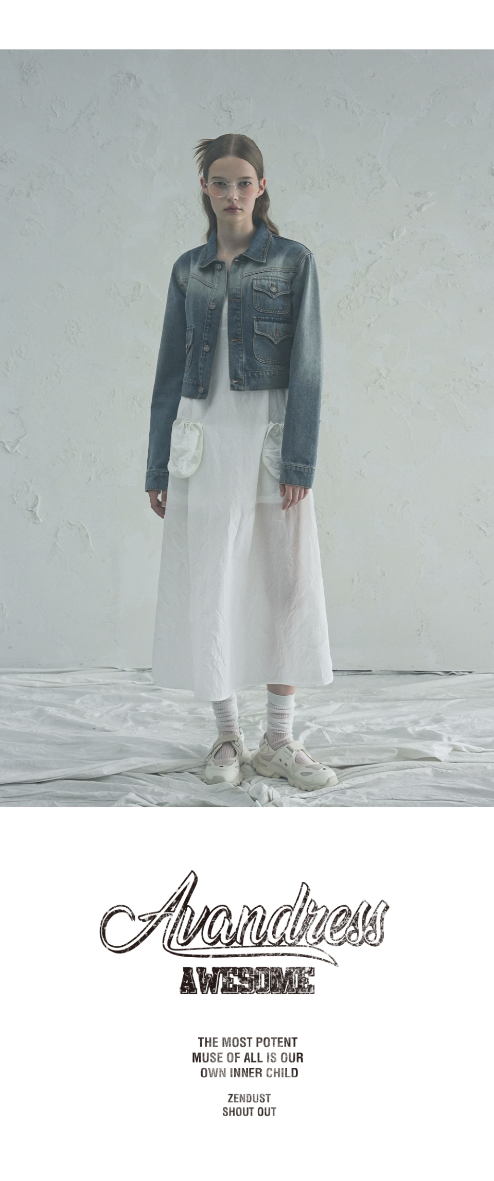 ● AVANDRESS ● shell wrinkle long onepiece - 3COL MUSINSA | AVANDRESS Wrinkle Wrinkles Onepiece - 3COL