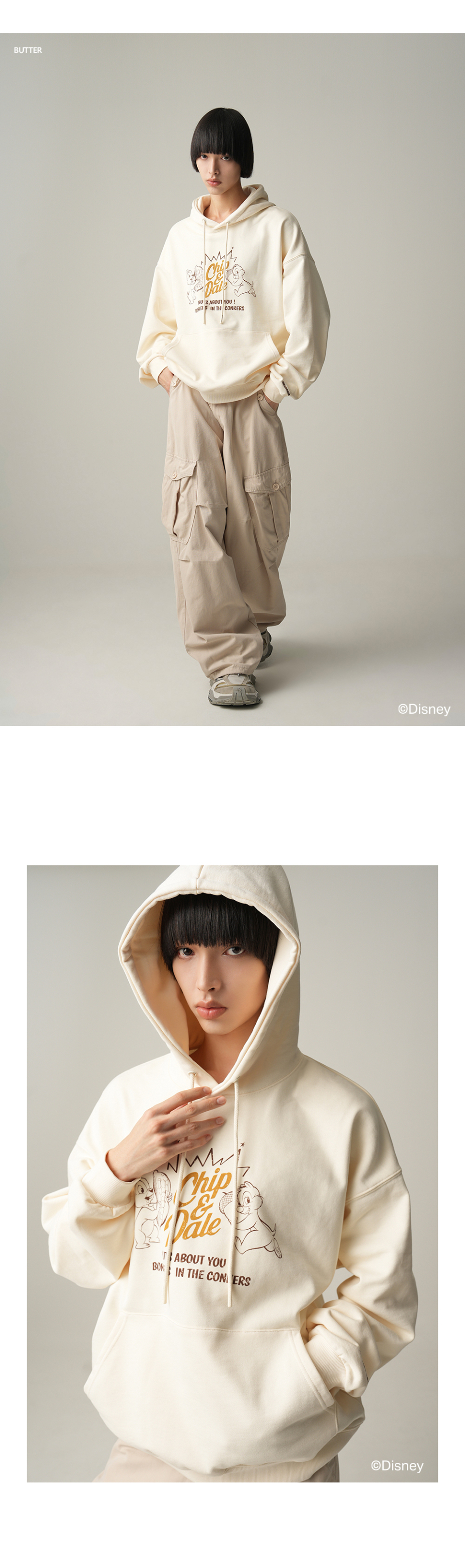 MUSINSA | AVANDRESS Chip & Dale Unisex Hoodie - 3COL