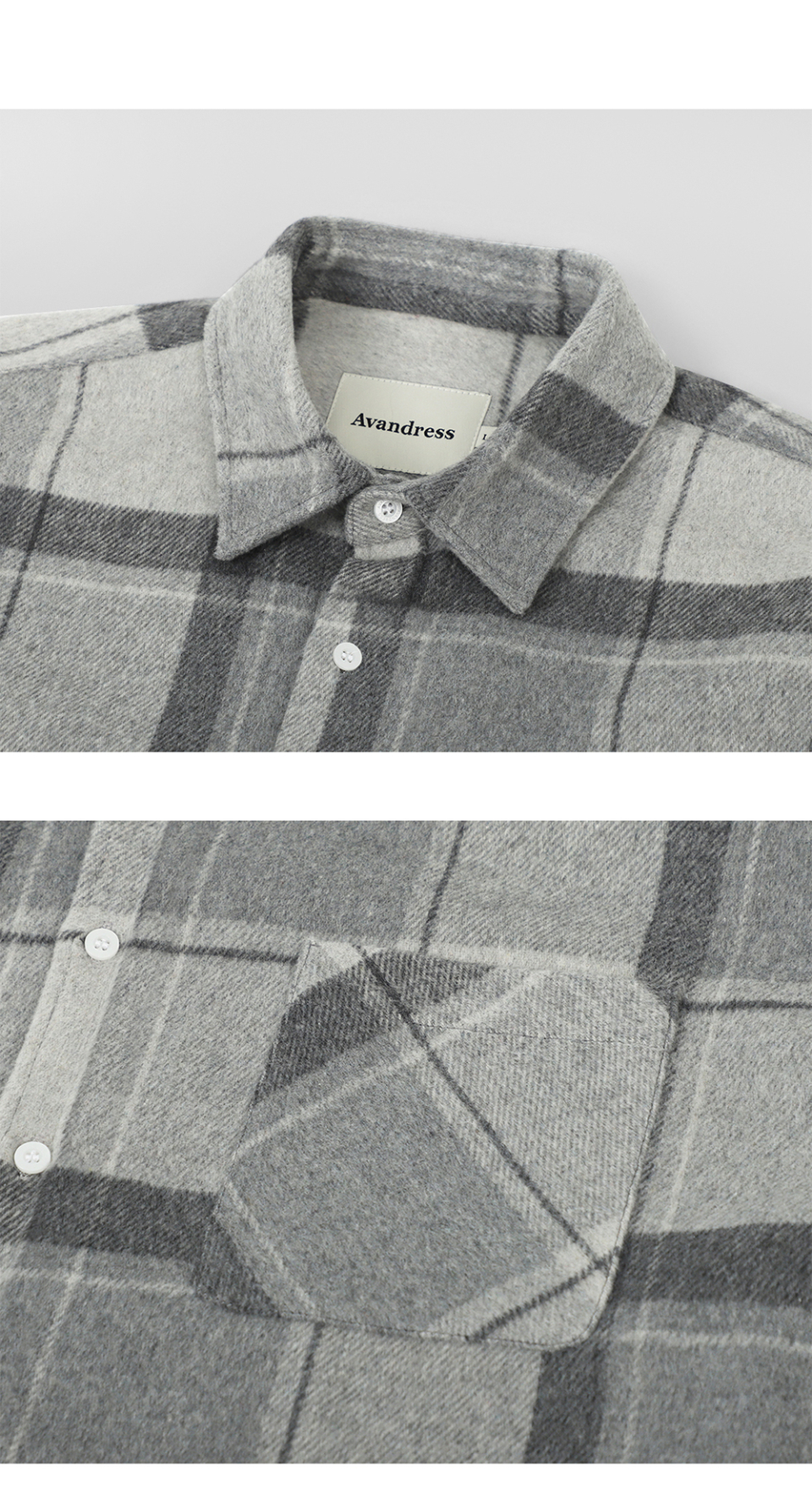 MUSINSA | AVANDRESS Jerry Check Shirt CAMEL