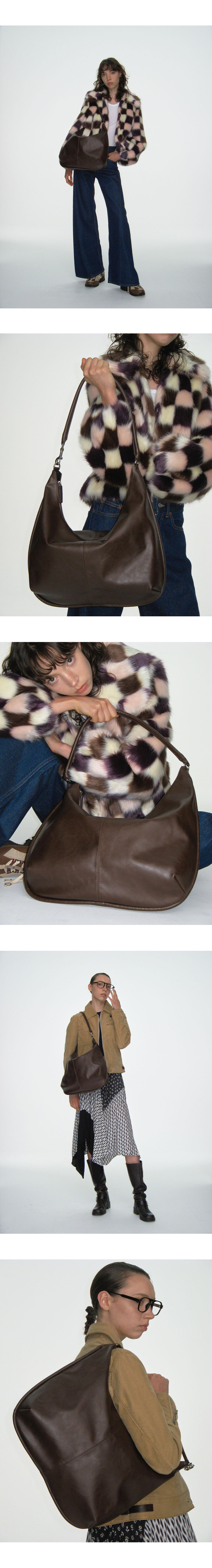【YEOMIM】★人気★韓国★crescent bag★choco brown MUSINSA | YEOMIM crescent bag (choco brown)