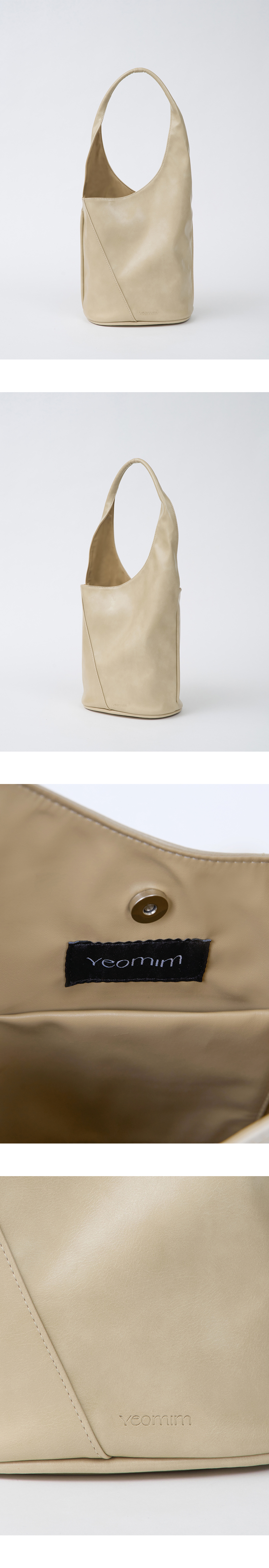 MUSINSA公式 | YEOMIM cylinder bag (mayonnaise)
