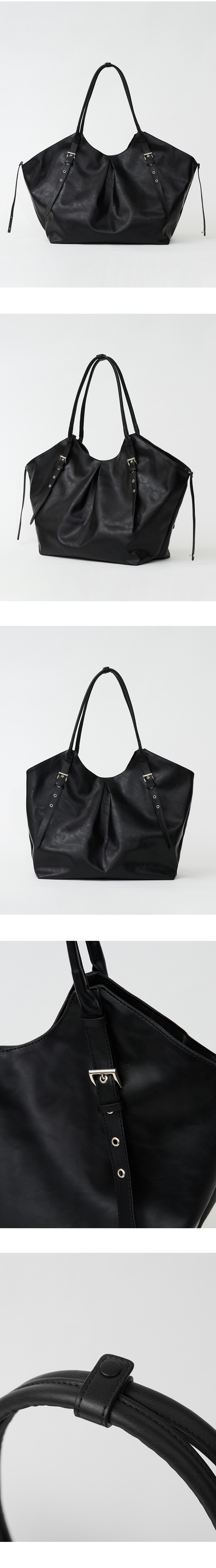 ショルダーバッグ・ポシェット YEOMIM belted shopper bag black ベルトショッパーバッグ (ブラック) | YEOMIM | HANA(ハナ)