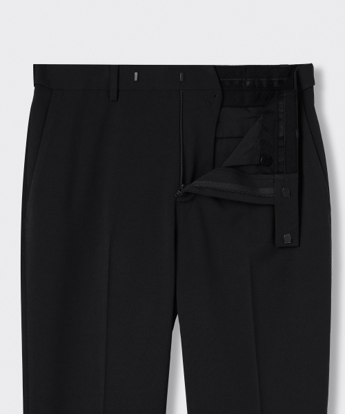 Flare Hidden Banding Slacks [Black] thumbnail 5
