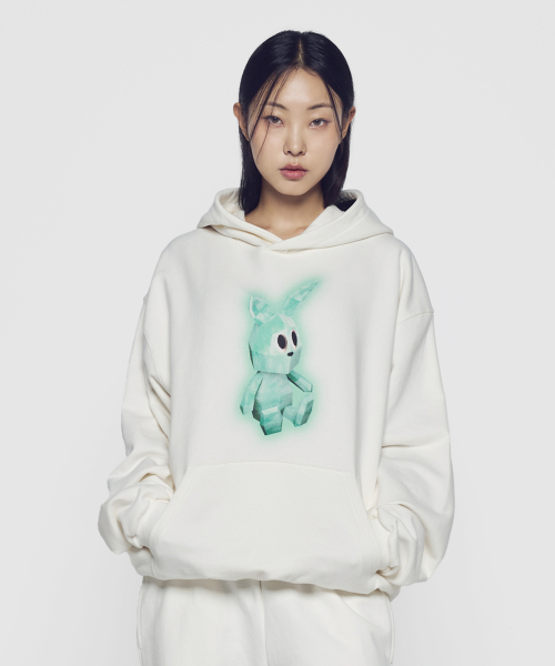 RETRO RABBIT HOODIE (3 COLOR)