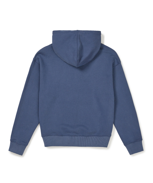 [24FW clove] Lettering Hoody (синий)