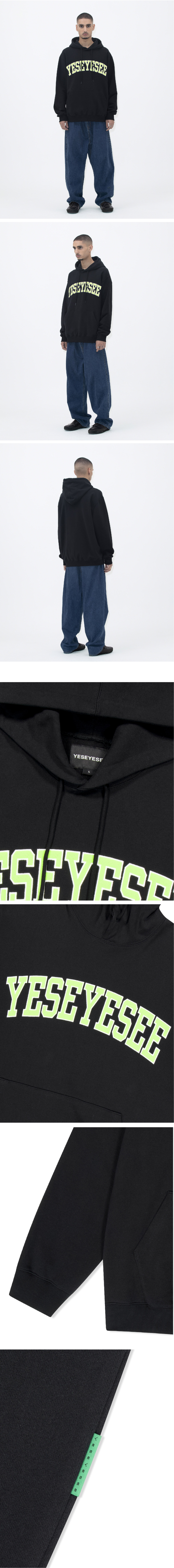 Arch Logo Hoodie Black