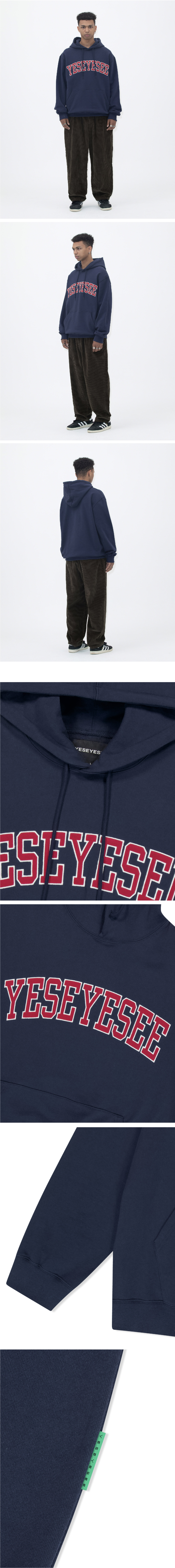 Arch Logo Hoodie Navy