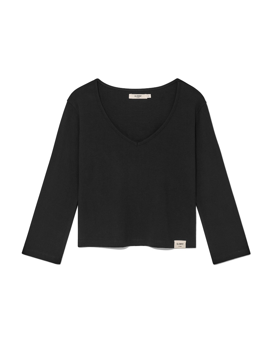 ★GLOWNY★ G COMFORT MINI TEE BLACK MUSINSA | GLOWNY G COMFORT MINI TEE (BLACK)