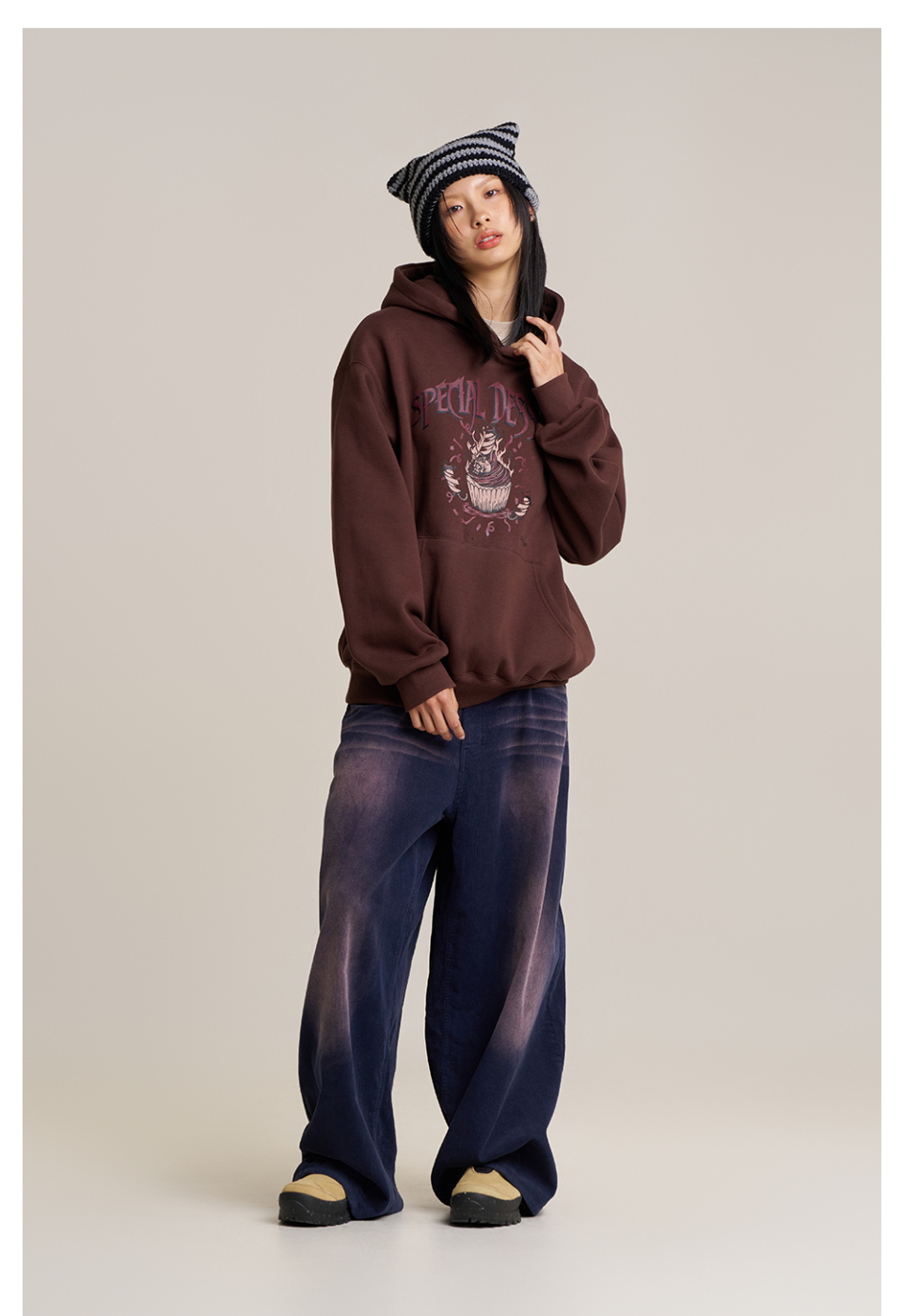 ★SUPERSUB★ Special Dessert Hoodie Brown ERHFARH MUSINSA | SUPERSUB Special Dessert Hoodie - Brown