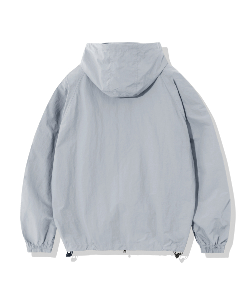 2way Oversize Windbreaker Jacket_Cool серый