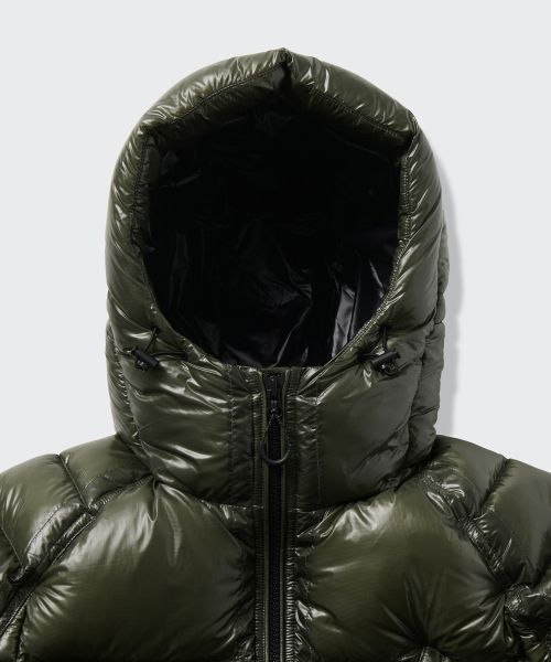 Легкий пуховик-анорак Sheer Ripstop Hooded Down Short Jacket [Khaki]