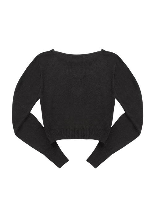 BOAT NECK KNIT / чёрный