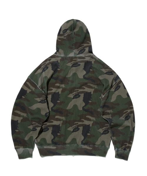 THERMAL CAMO HOOD ZIP UP [CAMO]