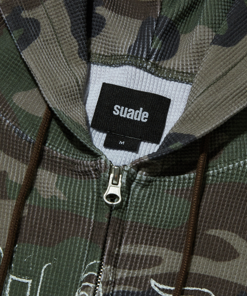 THERMAL CAMO HOOD ZIP UP [CAMO]
