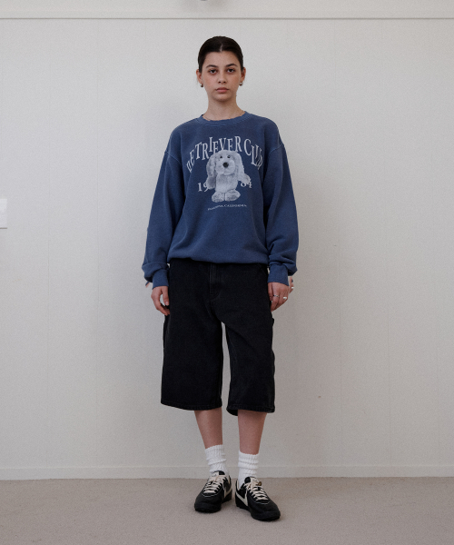 RETRIEVER DOLL CREWNECK [PIGMENT тёмно-синий]