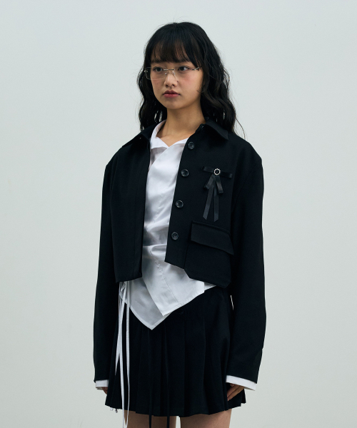 MILD CROP BLAZER / чёрный