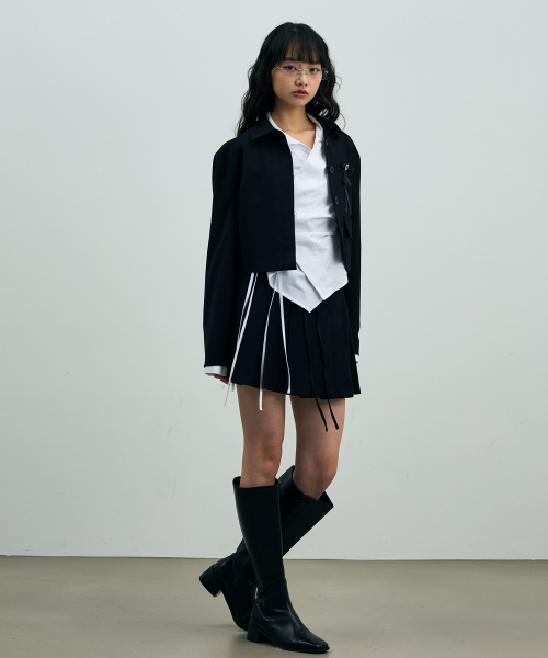 MILD CROP BLAZER / чёрный