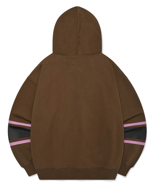 06 HOOD ZIP UP [коричневый]