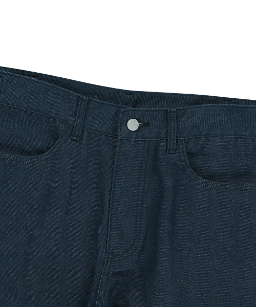flare washed denim pants (indigo синий)