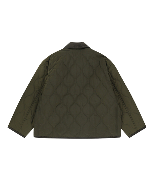 Quilted jacket (оливковый)