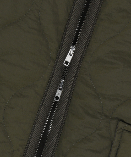 Quilted jacket (оливковый)