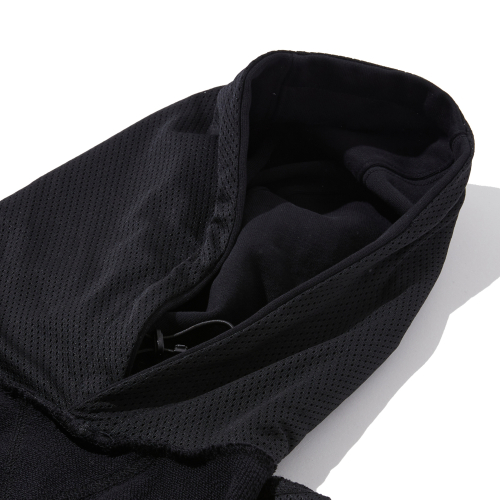 CN MIXED UTILITY POCKET SWEAT HOODIE BLACK_FQ3KH80U