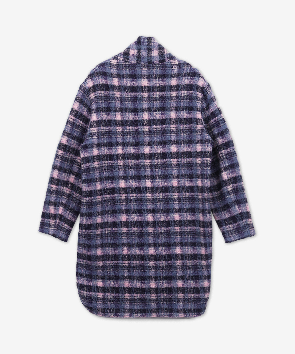 ★Isabel Marant★ Gabrielle Coat Lilac Navy MA0019FBB3D04ELI MUSINSA | ISABEL MARANT Gabrielle Coat - Lilac:Navy