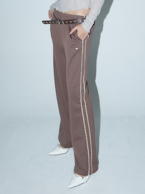 HAZE LACE TRACK PANTS - 5 COLOR