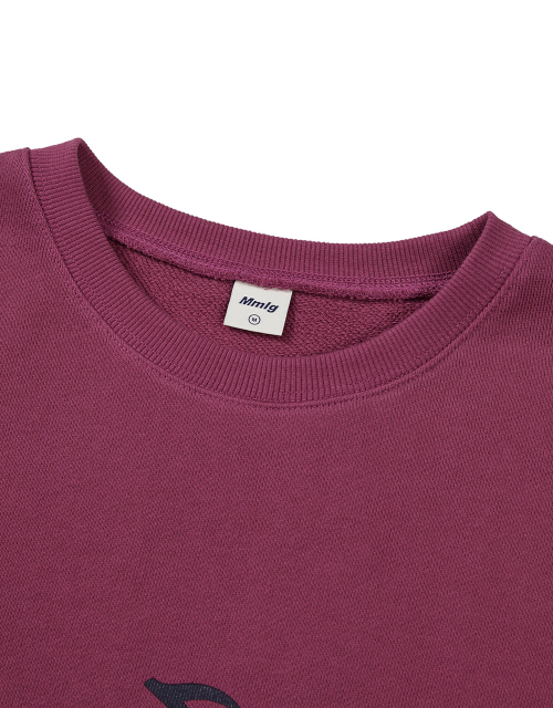[Mmlg] FAMILY NAME SWEAT (MULBERRY)