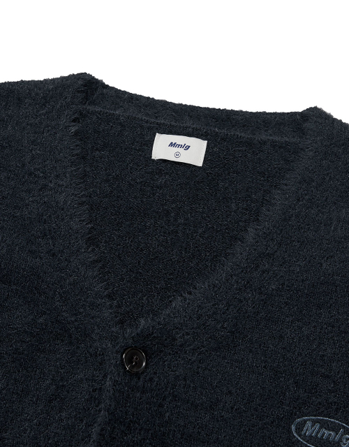 [Mmlg] MENDED PLAY CARDIGAN (тёмно-синий)