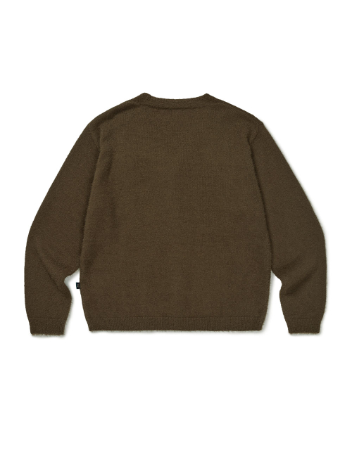 [Mmlg] MENDED PLAY CARDIGAN (коричневый)