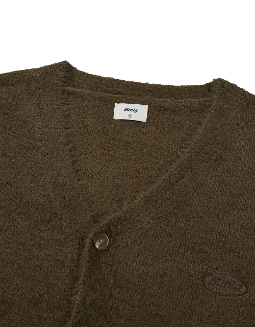 [Mmlg] MENDED PLAY CARDIGAN (коричневый)