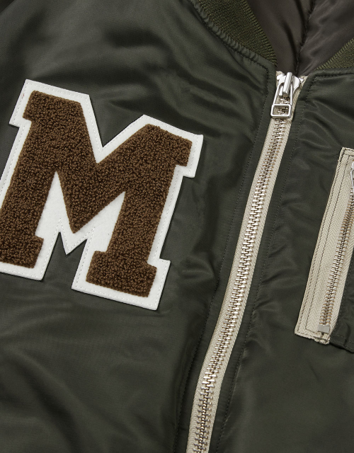 [Mmlg] FAMILY NAME FLIGHT JACKET (оливковый)