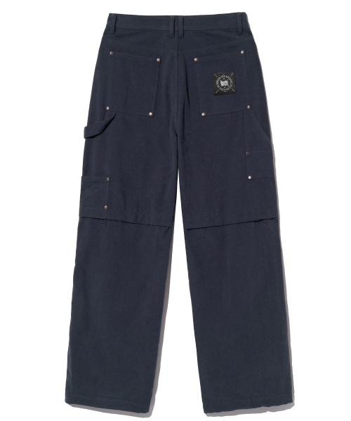 W TAG LAYERED PANTS - тёмно-синий