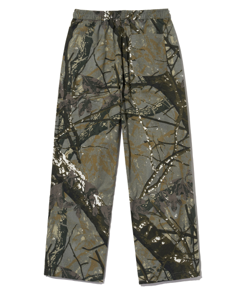 TAG CAMOUFLAGE BANDING PANTS - хаки