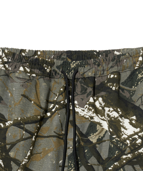 TAG CAMOUFLAGE BANDING PANTS - хаки
