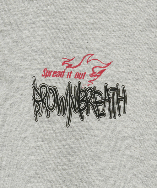SPREAD IT OUT HOODIE - MELANGE серый