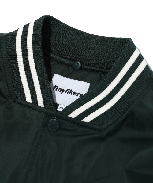 Утепленный бомбер варсити Amusement DARK GREEN (MP1JU017-046)