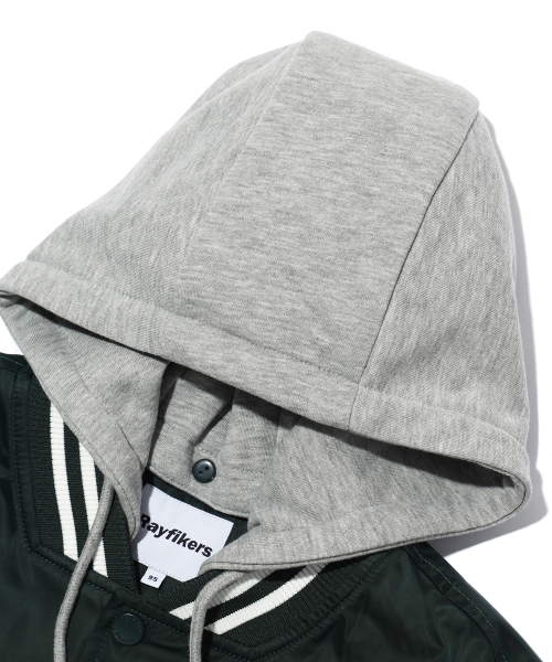 Утепленный бомбер варсити Amusement DARK GREEN (MP1JU017-046)