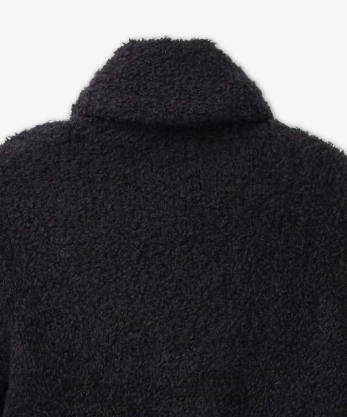 Укороченный свитер с высоким горлом - Black / 802477Y76UX1000