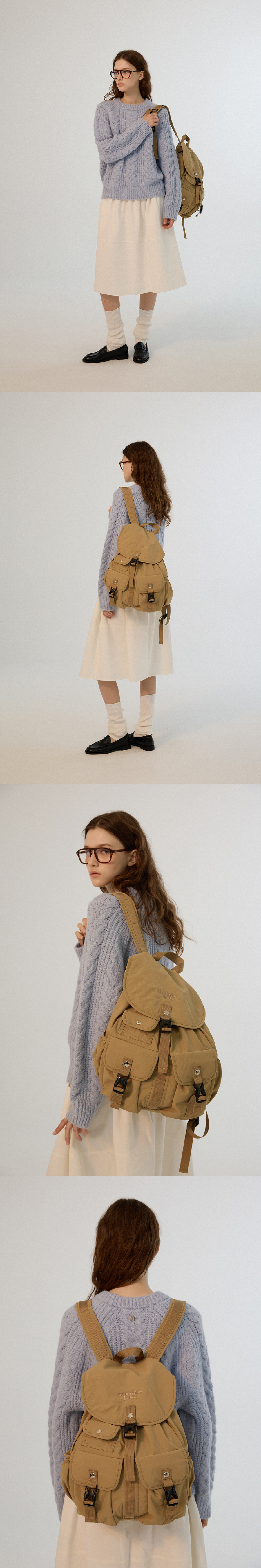 MUSINSA | SOMEWHEREBUTTER PP Backpack - 7color
