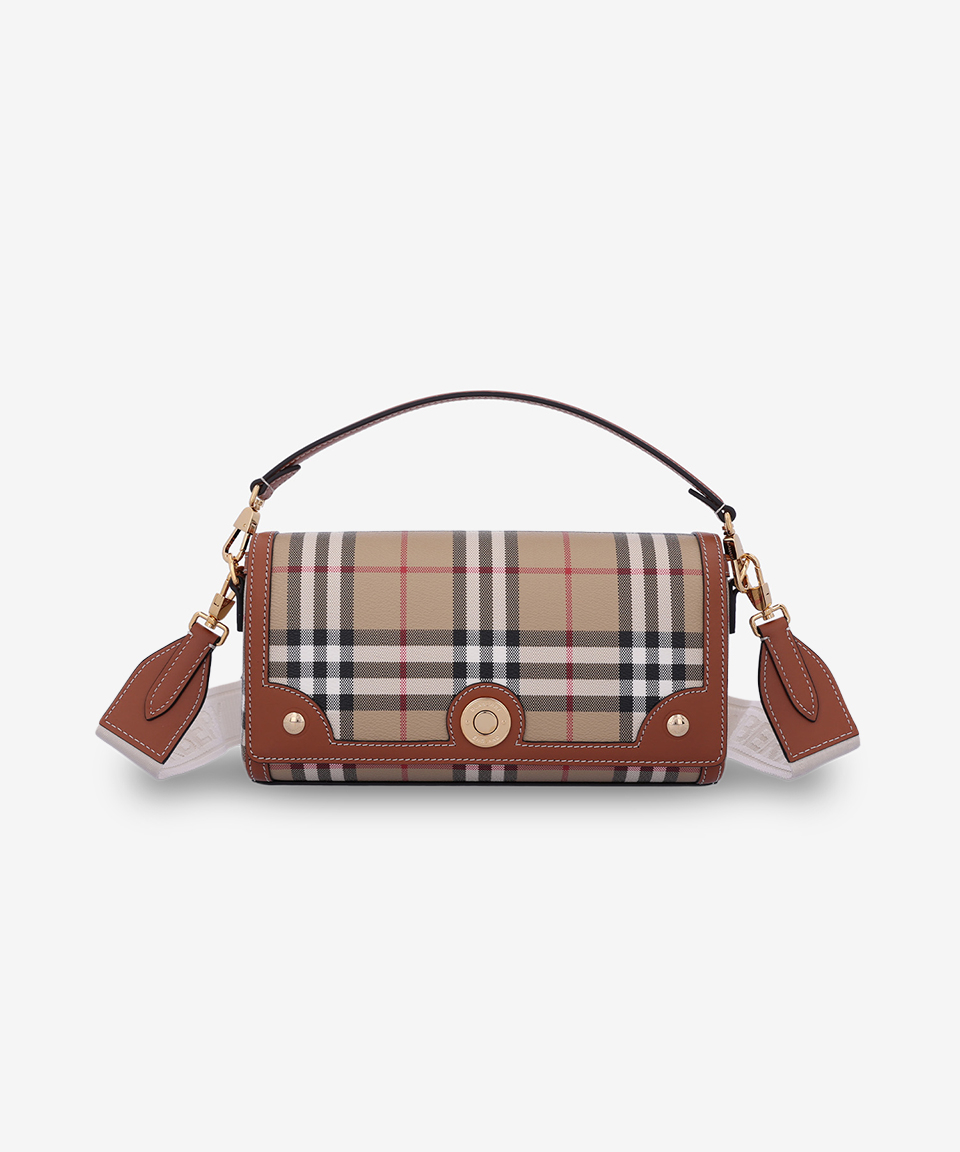 MUSINSA | BURBERRY Small Note Crossbody Bag - Briar Brown