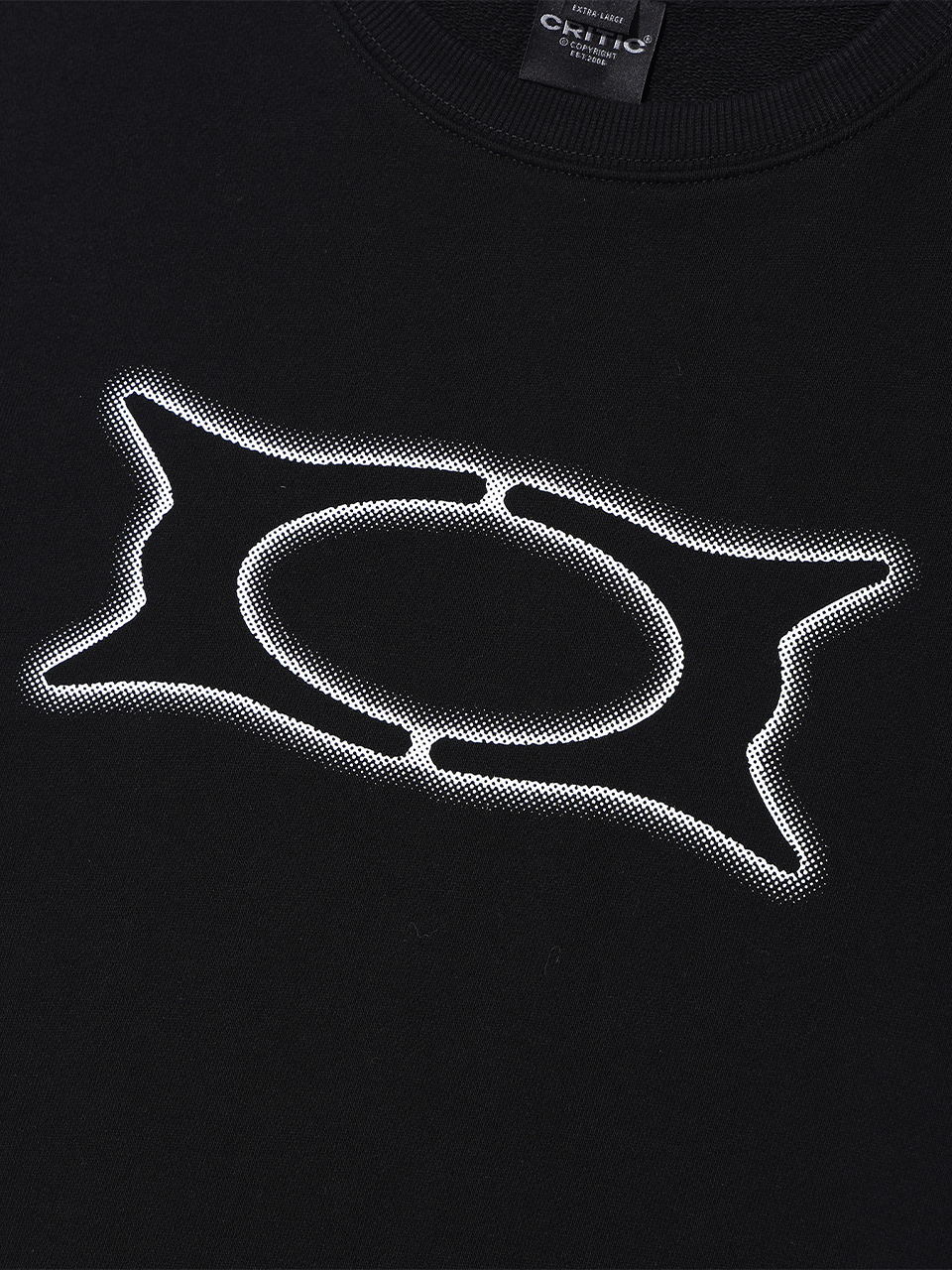 [CRITIC] BASIC WORMHOLE SWEATSHIRT /追跡付 MUSINSA | CRITIC BASIC WORMHOLE SWEATSHIRT BLACK